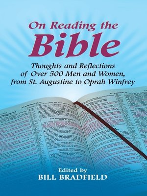 cover image of On Reading the Bible